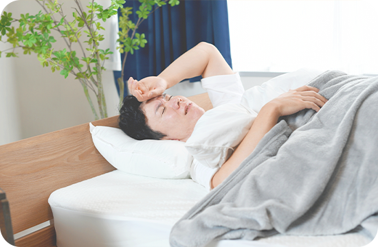 全身がだるくて重い・筋肉が張っている